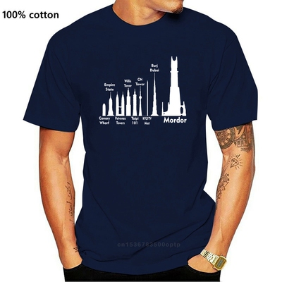 Men'S Mordor Size Guide T-Shirt Men 2020 Summer Round Neck M