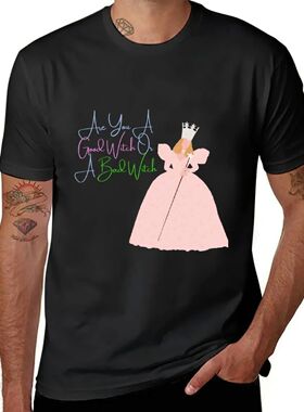 Glinda T-Shirt animal prinfor boys anime clothes black t-shi