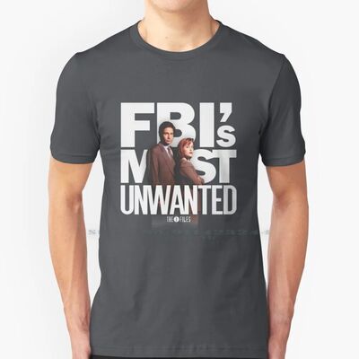 Fbi's Most Unwanted 100% Cotton T Shirt Fbi The X Files Dana