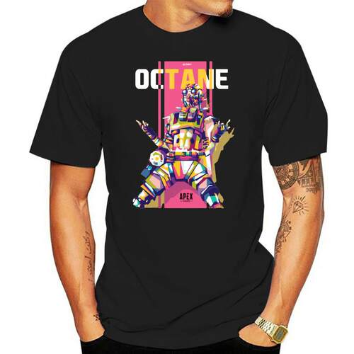 Men t-shirt Apex Legends Octane Geometric art tshirt Women t