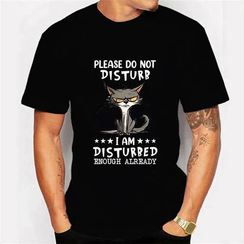 FP Men's T-shirt Please Do Not Disturb I Am Disturbed Enough