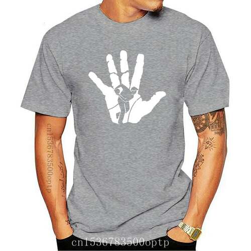 New Bowling T Shirts - 2 Handed Bowler - White Hand Men Shor