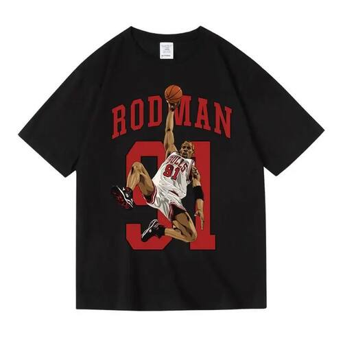 Street Basketball Rodman Rodman Men's Women's Cotton Printed