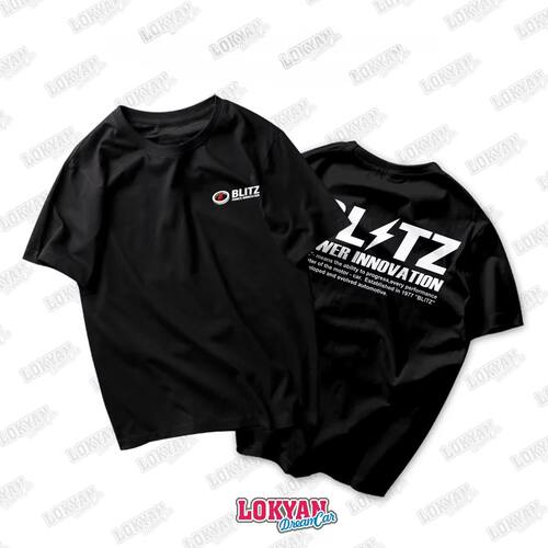 BLITZ Short-sleeved JDM T-shirt Modified Car Classic Brand P