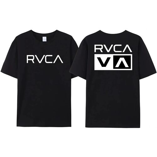 2025 Summer Trendy Brand RVCA T-shirt Men's Women's Plus Siz