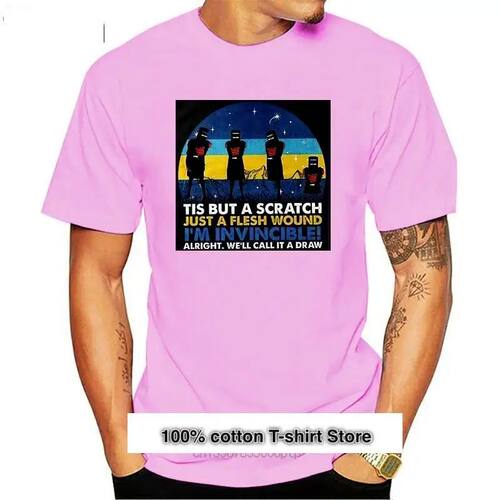 Camiseta de el Caballero Negro Monty Python Tis But A Scratc