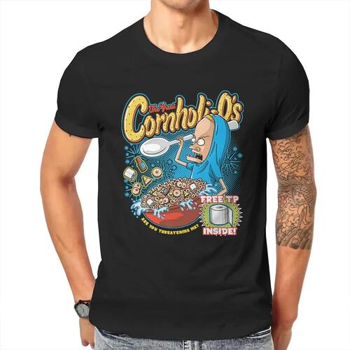 Funny Tops Funny Graphic Streetwear Tee Beavis and Butthead