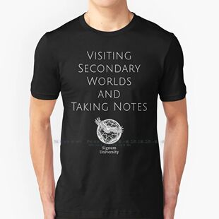 Visiting Worlds 100% Cotton T Shirt Tee Short Sleeve Long Sl