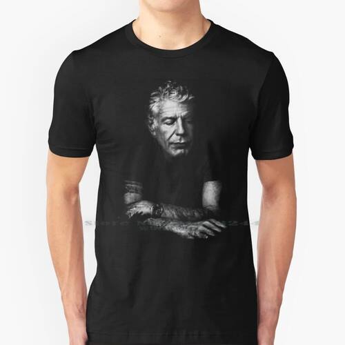 Anthony Bourdaim 100% Cotton T Shirt Anthony Bourdain Cook T