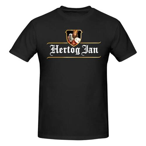 Funny Hertog Jan 2 Men's T-shirt Printed Tops Are Loose and