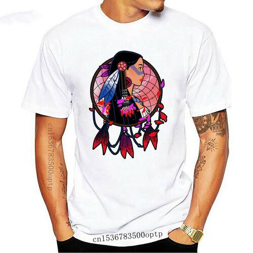 Printed Men T Shirt Cotton tshirt Colors of the Wind O-Neck