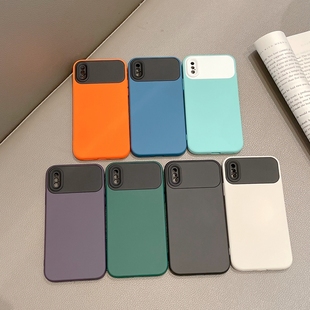 适用iphone14pro手机壳苹果13撞色12磨砂11硅胶x软壳xsmax防摔xr新款 iph0ne创意xsxmax网红mas潮流pr0 pm个性