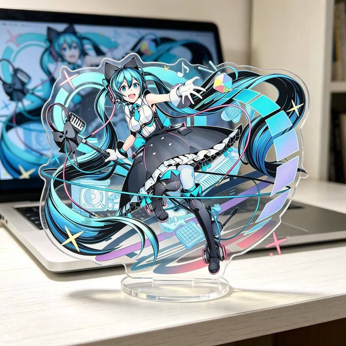 初音未来miku同人谷子亚克力立牌桌面摆件送朋友同学小礼物