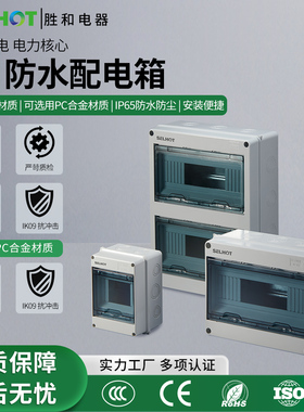 胜和HT5配电箱充电桩新能源盒子家用空气室内明装IP65