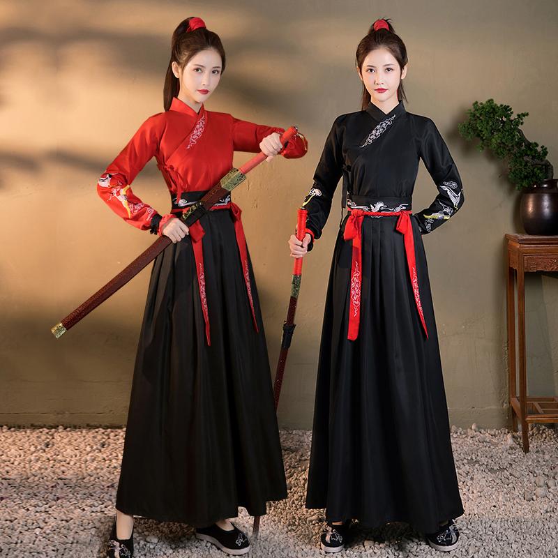 嘉珂服饰武侠风汉服男女学生班服