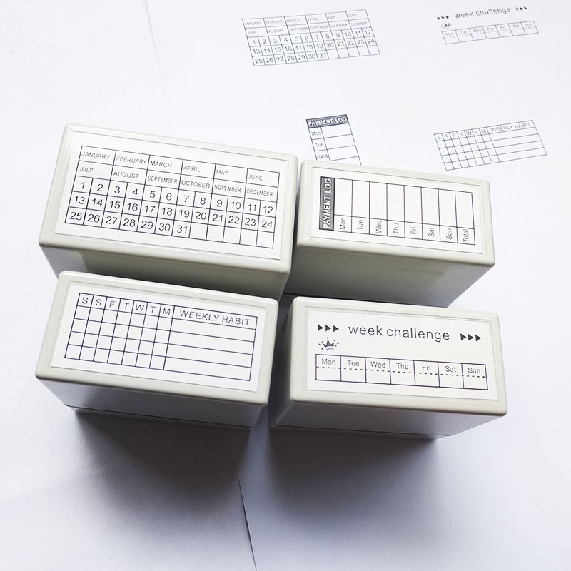 简单之家每月一周习惯打卡签到时间轴管理todo hobo光敏手帐印章