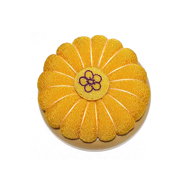 跨境南瓜型吸针器实木底针插绣花缝纫工具针扎针垫磁吸插针包E529