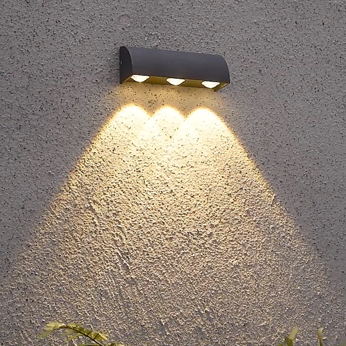 户外壁灯防水朝下单边发光洗墙灯