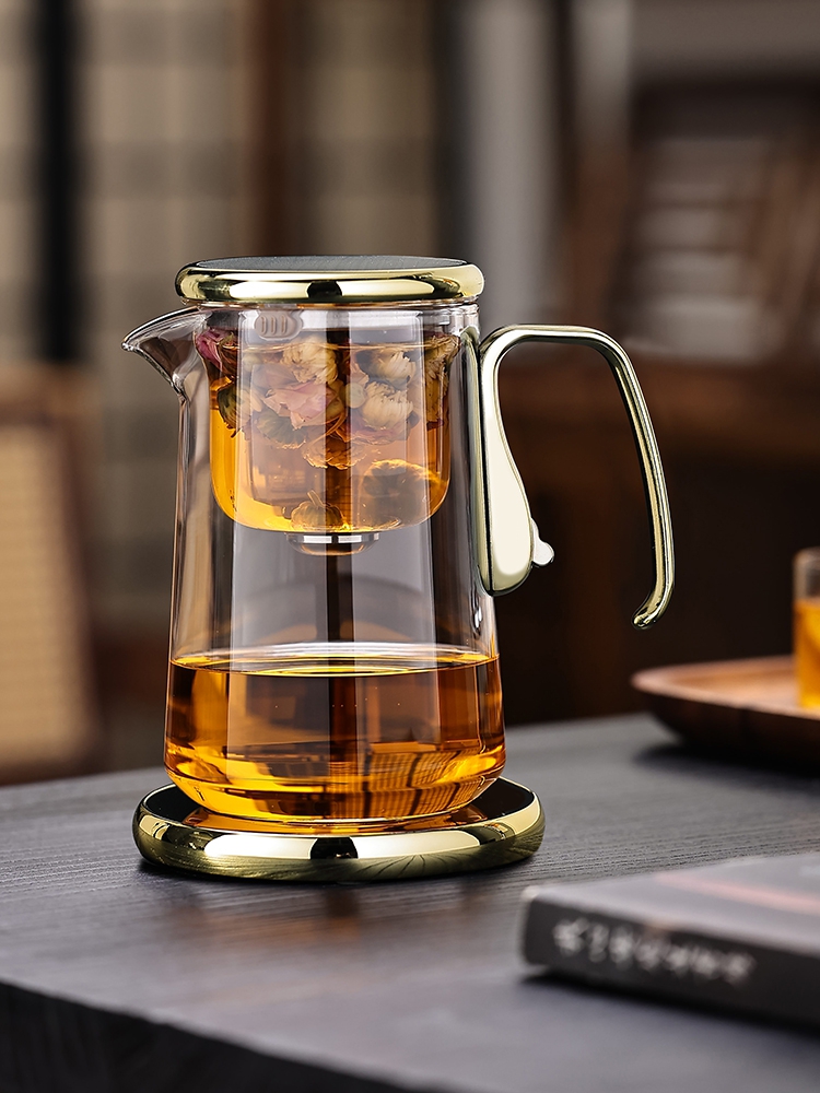 玻璃茶杯，新升级磁优雅杯，茶壶，茶水分离杯，办公泡茶神器茶具
