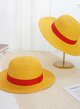 One Piece Luffy Straw COSPALY Woven Sunshade Performance Hat
