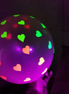 12 inch 2.8g transparent fluorescent dot balloon candy color