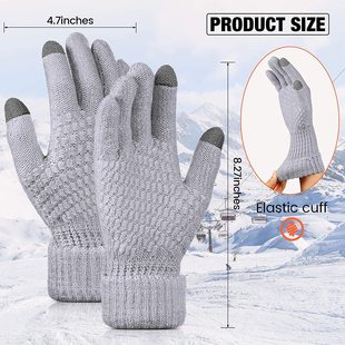 touch screen couple Warm velvet outdoor student gloves
