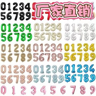 32Inch Birthday Balloons Helium Number Balloon Decorations