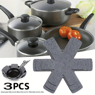 Felt fabric tableware part woven hexagonal non mat pot pad