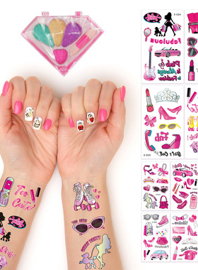 Waterproof Tattoo Sticke Children's Makeup Face Stickers Set