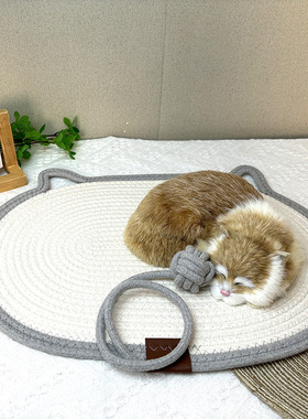 Cat Scratching Mat Natural  Cat Carpet Cushion Pet Supplies