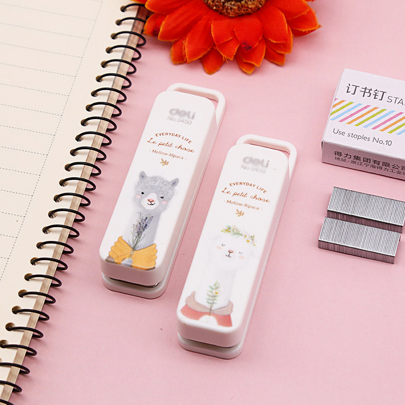 ( set/lot) Manual Mini Stapler, Colors,Kawaii Staplers,Scho
