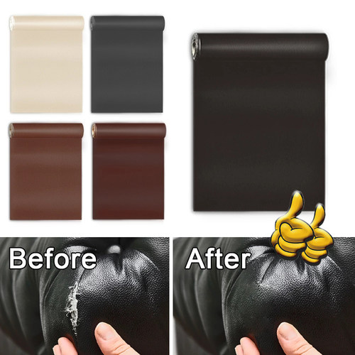 ack PU Leather Sticker Clothes Car Seats Shoe Bags Fix Patch