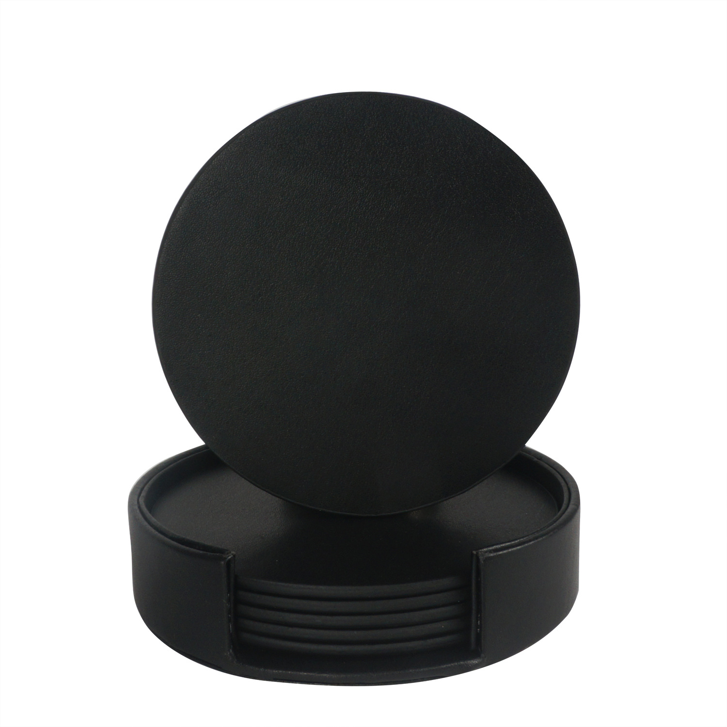 Creative Marble PU Leather Coaster Drink Coffee Cup Mat Tea