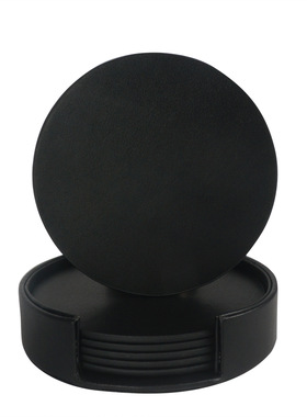 Creative Marble PU Leather Coaster Drink Coffee Cup Mat Tea