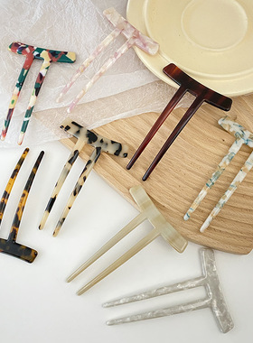 ate Hairpins U Shaped Hair Pin Tortoiseshell For Woman Girls