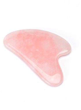 Rose Quartz Jade Guasha Board Natural Stone Scraper Tools F