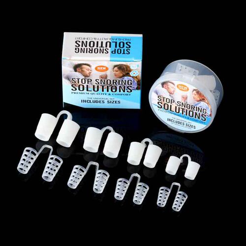 8Pcs Silicone Anti Snoring Nose Vents Clip Relieve Snore Sto