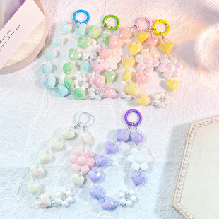 Cell phone chain car key chain case and bag hanging ornament