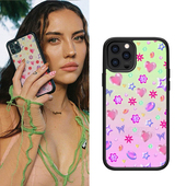 爱心蝴蝶iPhone11花朵8plus手机壳xrs适用苹果12promax欧美风防摔 2239