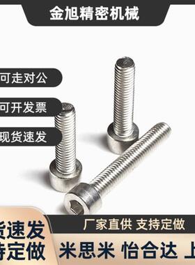 TAF51/52-M2-L3/L4/L5/L6/L8/L10/L12超短头内六角圆柱头螺钉