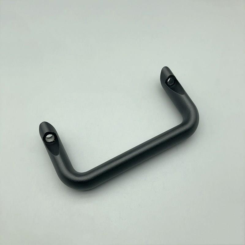 HHDNFA112 J-XAG91-L112 铝合金角型外装拉手 椭圆形倾斜U型把手