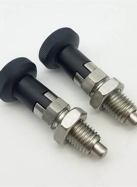 替代SXYKS/SXYAS10/12/16分度销不锈钢旋钮柱塞快锁销细牙型ZAE56