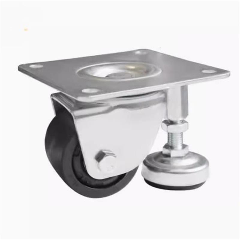 带调整块脚轮CMAS50/65-F替代米思米大底板中载型水平调节脚轮