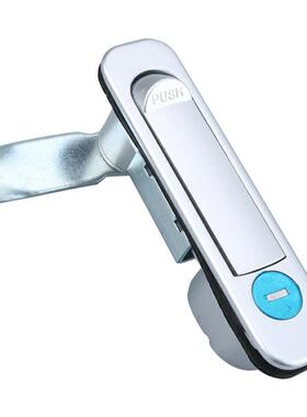 XAT46 把手按压转动式平面锁半圆一体式按钮工业柜锁替代怡合达