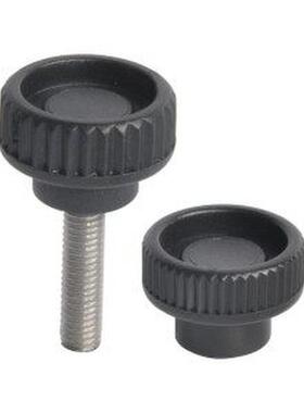 HAU81-M4/5/6/8-L10/15/20/25/30/35/40 条纹把手X 工程塑料旋钮