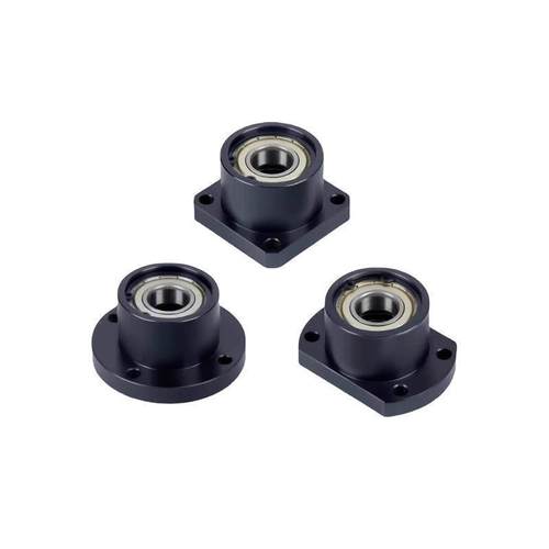 切边法兰轴承座带扣环双轴承座钢件切边型轴承固定座BFP51 BGCBB