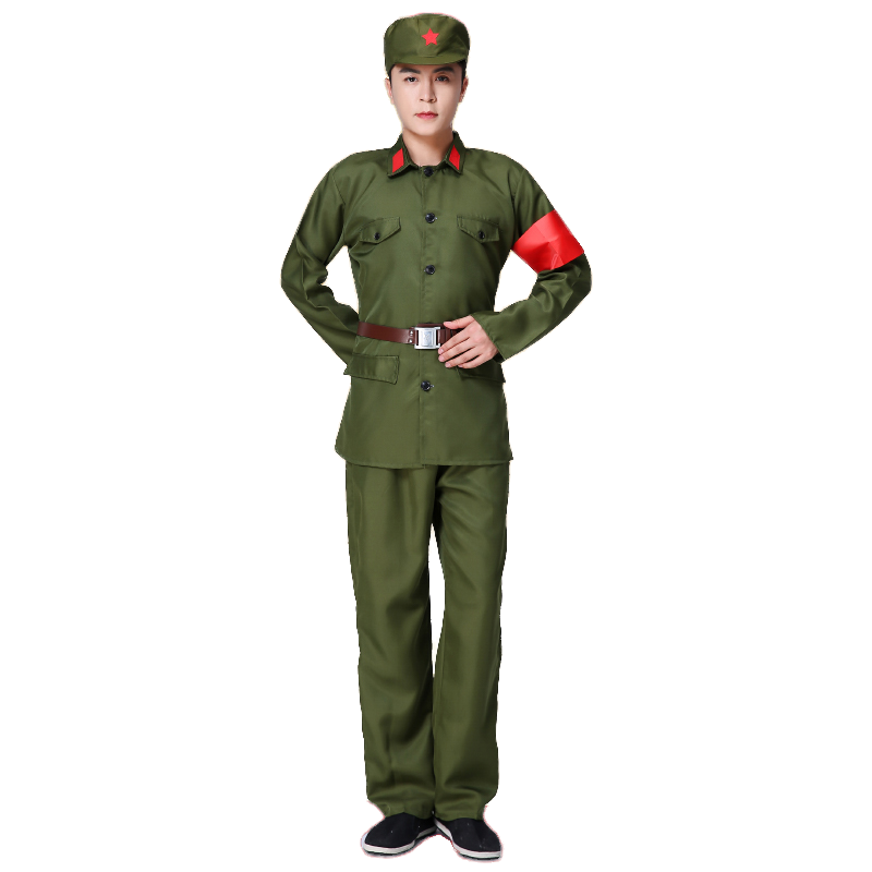 老式演出服滌綸送配件