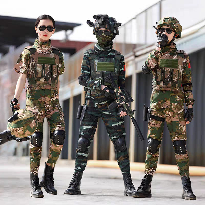 2026新款儿童迷彩服套装军训服全套夏令营户外拓展男女童特种兵作