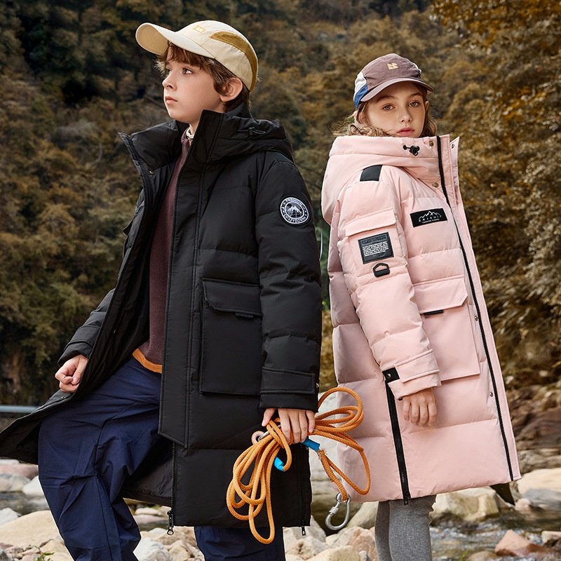2025新款儿童羽绒服男女童中大童防寒服亲子外套冬季保暖加厚