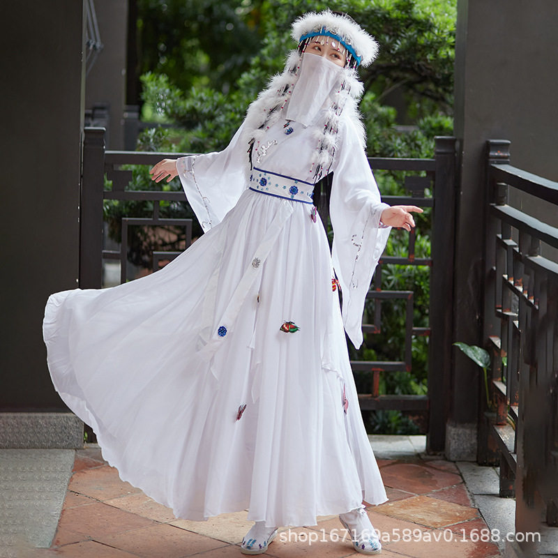 2026新款香妃同款演出服Cos服还珠格格同款含香成人汉服服装蒙
